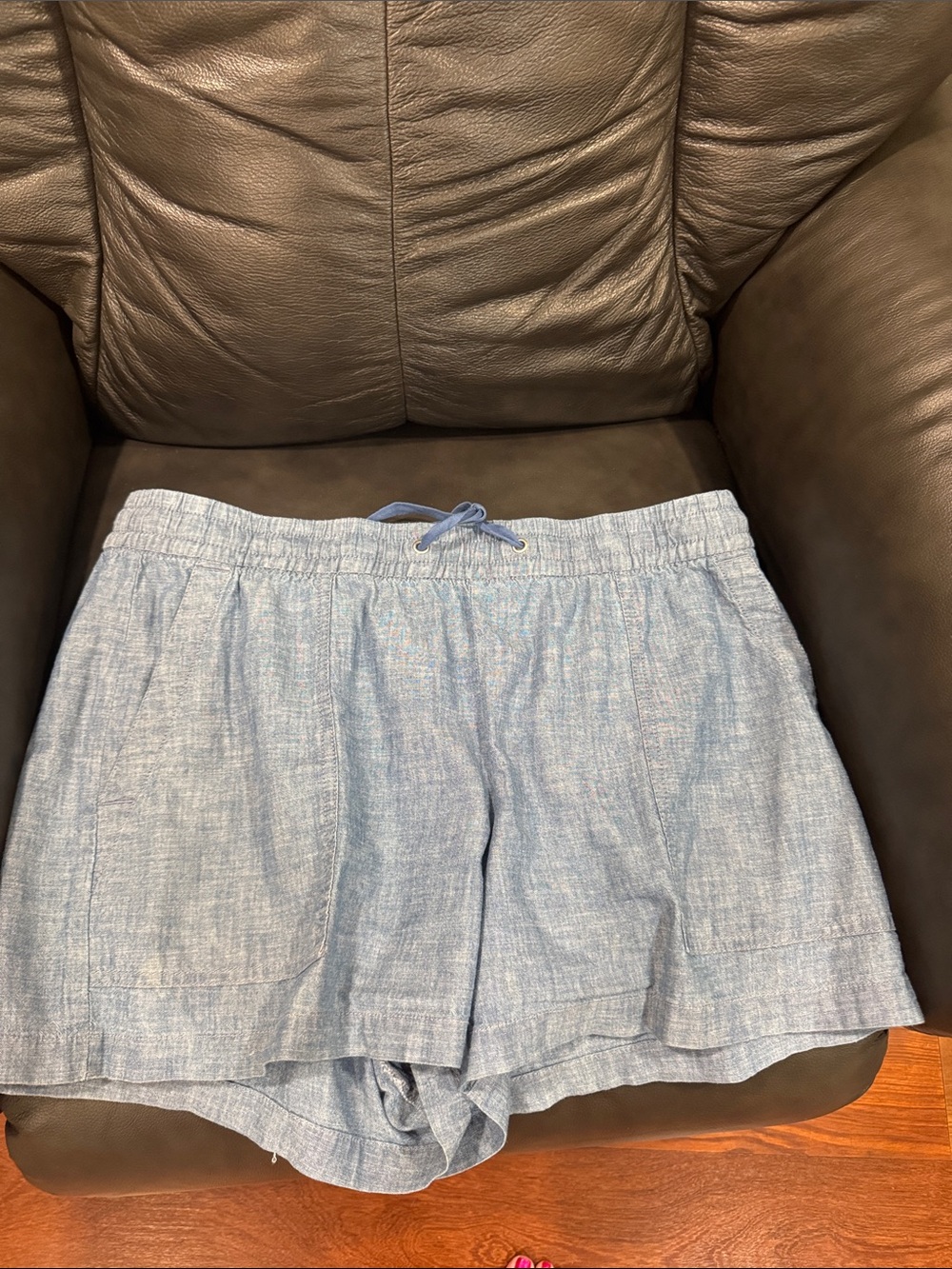 GAP Light Blue Women's Athletic Drawstring Shorts